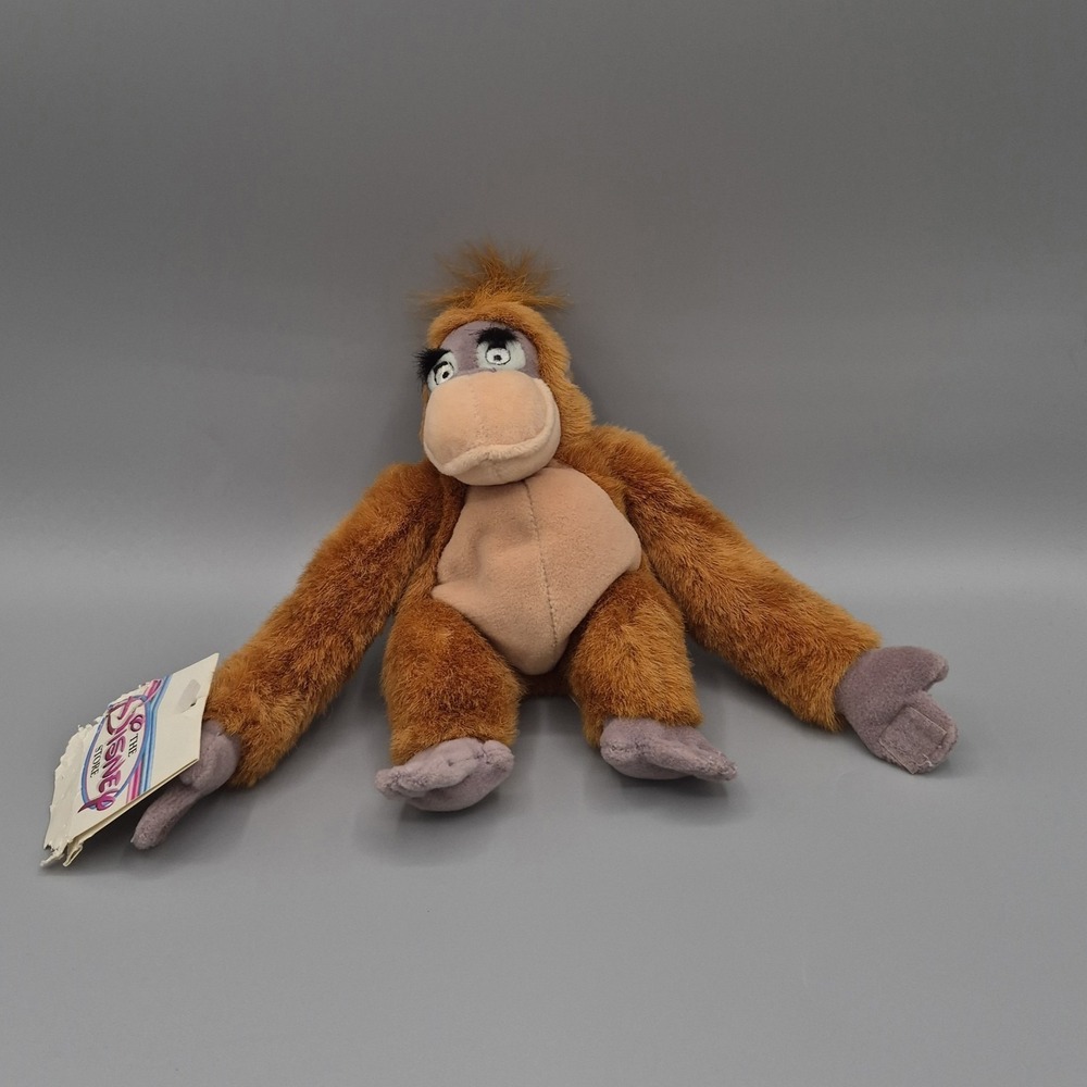 Disney Store Jungle Book King‎ Louie 8" Mini Bean Bag Plush - Walt Disney